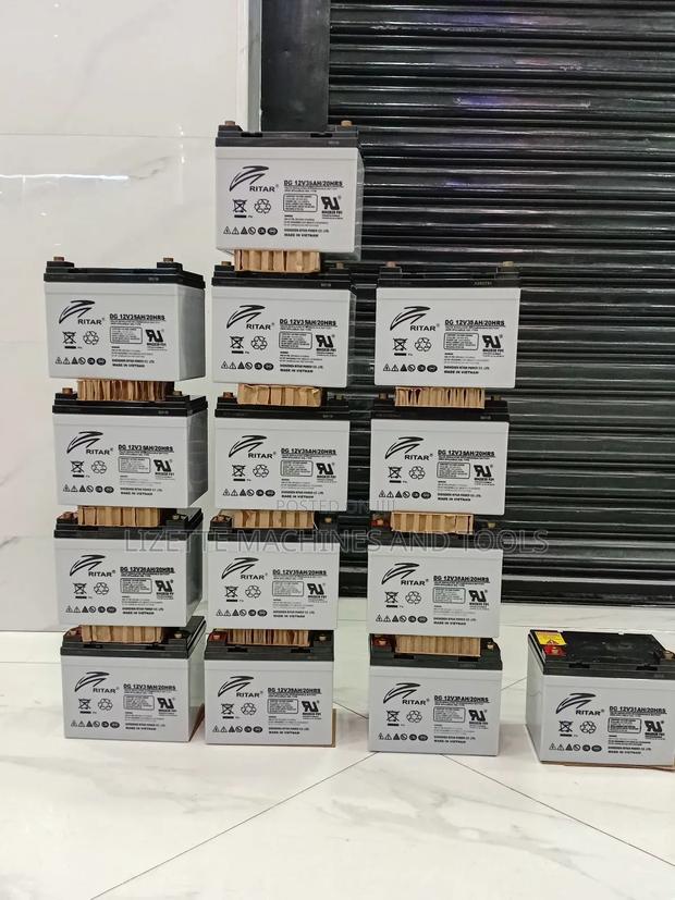 Ritar 35ah Maintenance-Free Deep Cycle Solar Battery 12v - thumbnail 2