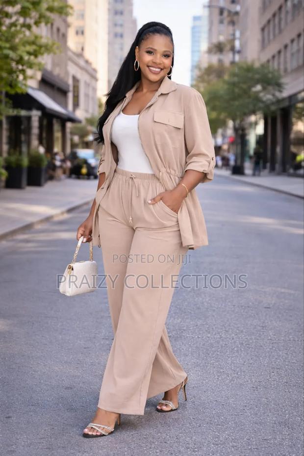 Classy Three-Piece Linen Set - thumbnail 5