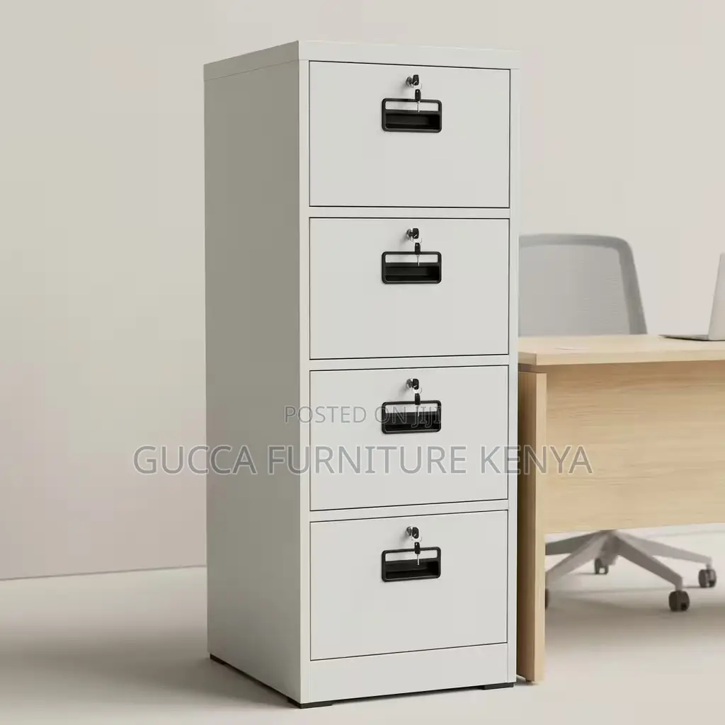 4-drawer Metallic File Storage Cabinet
