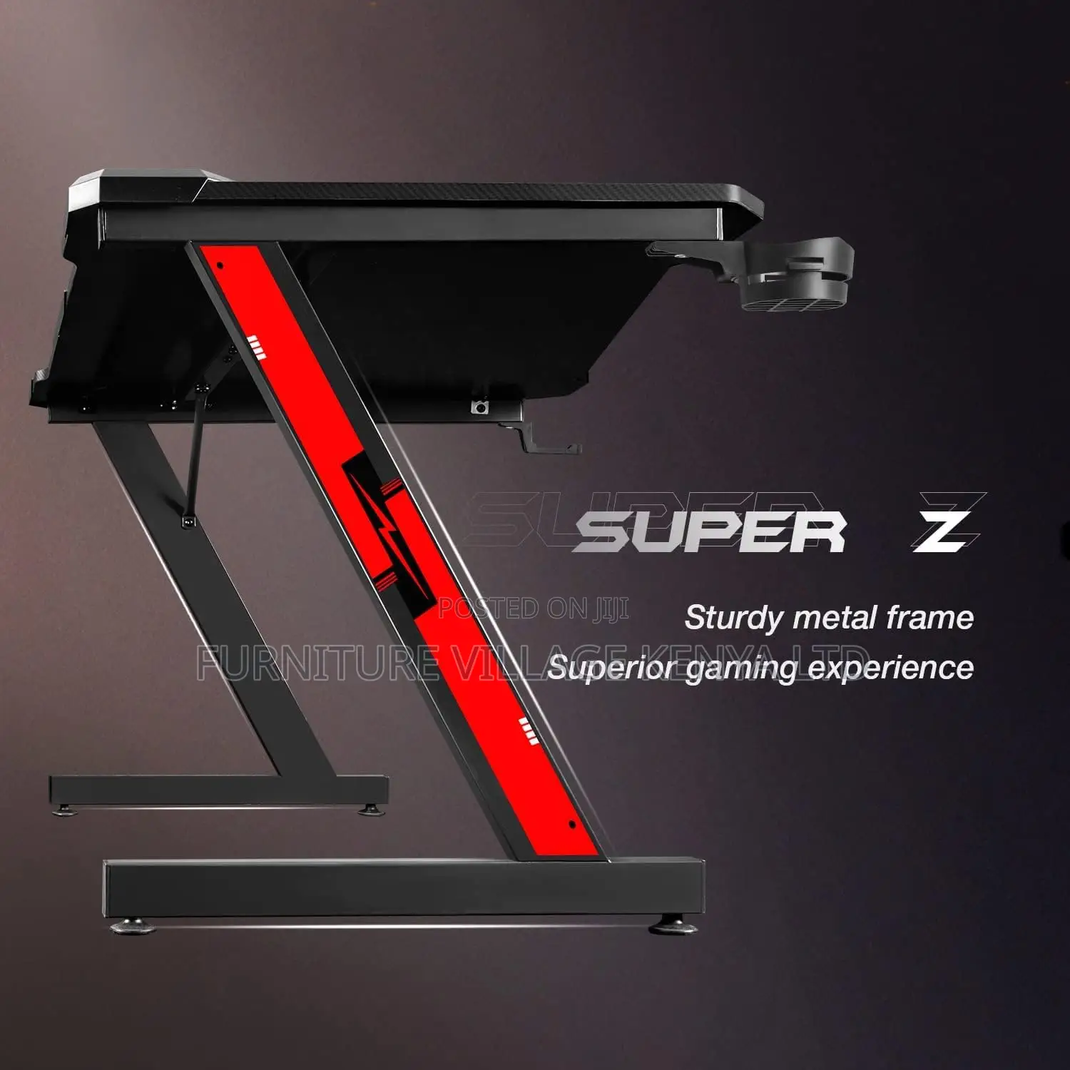 Z Shaped Gaming Table, Computer Table, Workstation