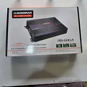 4-Channel High Power Boschmann Bm-600.4 Car Audio Amplifier 8000w Max