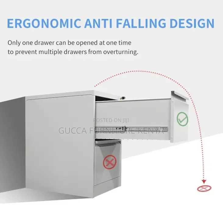 4-drawer Metallic File Storage Cabinet