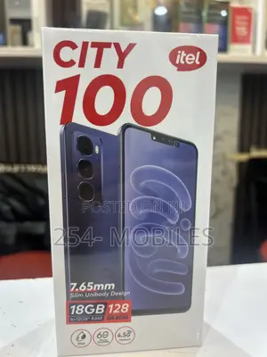New Itel City 100 128 GB Black