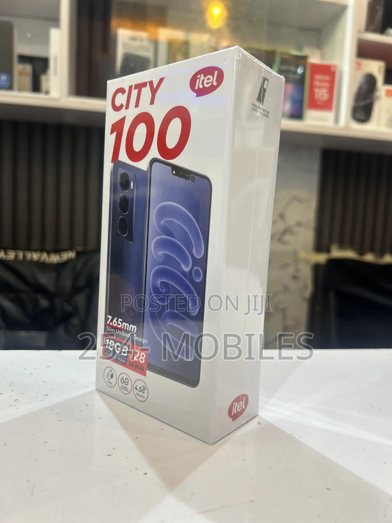 New Itel City 100 128 GB Black