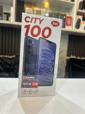 New Itel City 100 128 GB Black