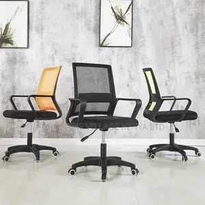 Office Chair: Black Captain Mesh Office Chair