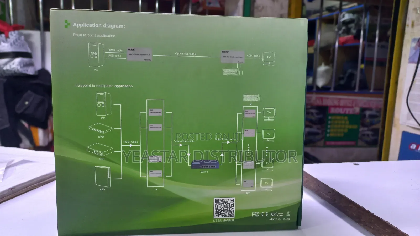 Hdmi KVM Fibre Extender Over Ip