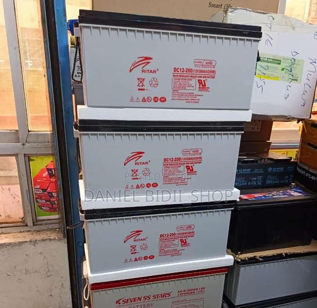 Ritar Chloride Solar Backup Battery 200ah 12v Dc12-200