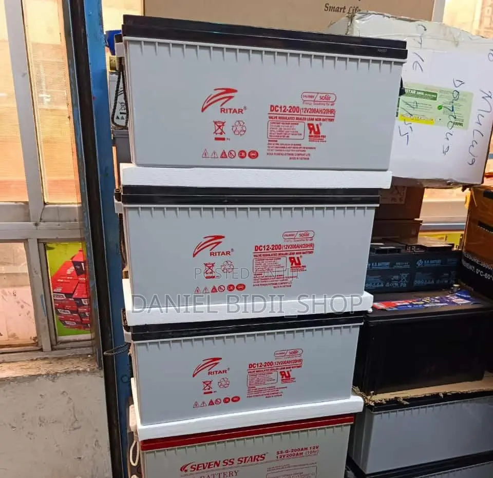 Ritar Chloride Solar Backup Battery 200ah 12v Dc12-200