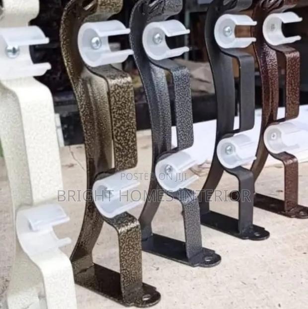 Double Curtain Rod Holders Curtain Brackets