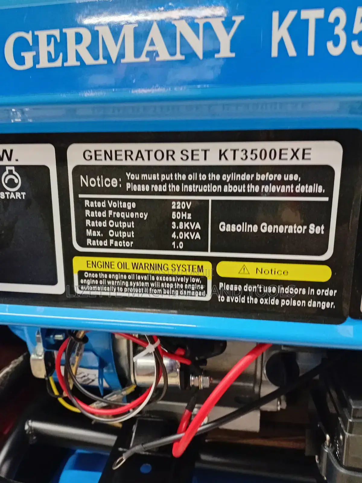 4kva Kato Germany Gasoline 4 Stroke Generator- Keystart