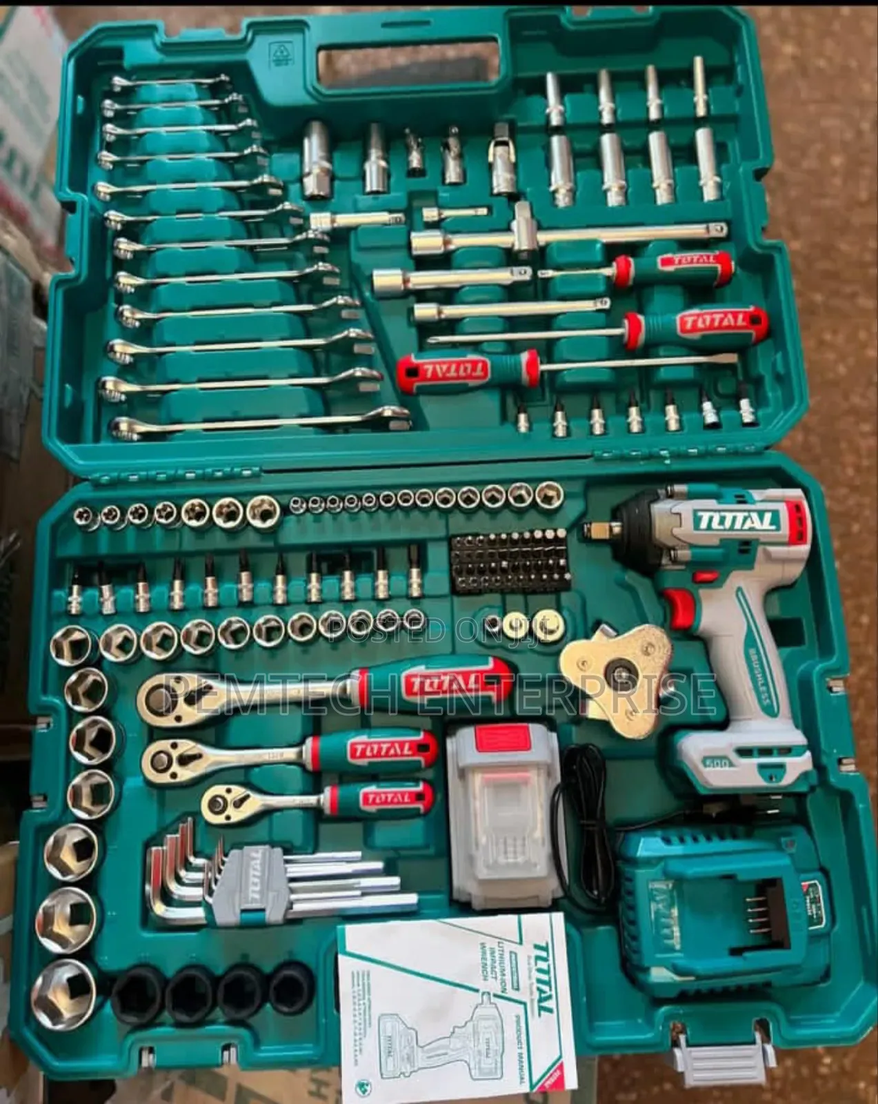 Cordless Impact Wrench Tool Set