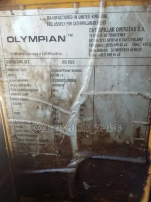 Olympian Ex Uk Super Silent Diesel Generator 100kva 3phase