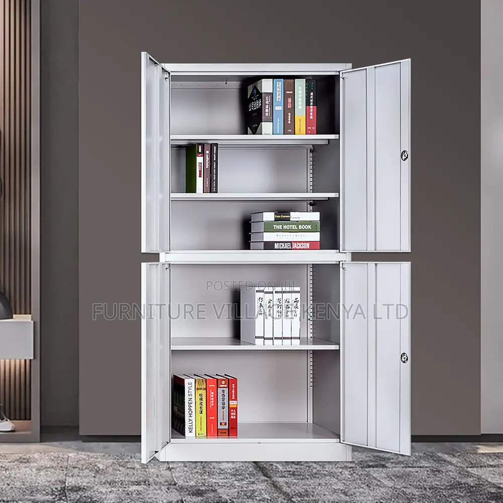 Office Cabinet; 4- Door Swing Office Storage Cabinet