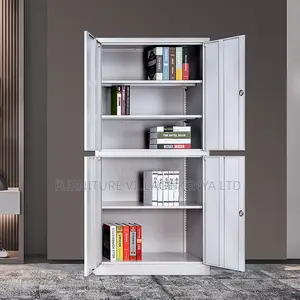 Office Cabinet; 4- Door Swing Office Storage Cabinet