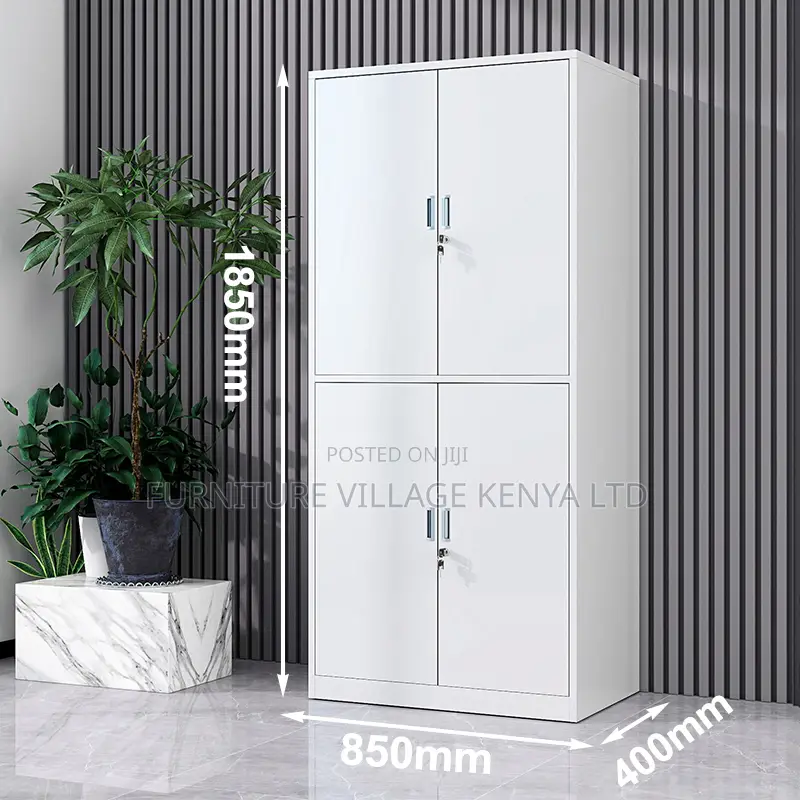 Office Cabinet; 4- Door Swing Office Storage Cabinet