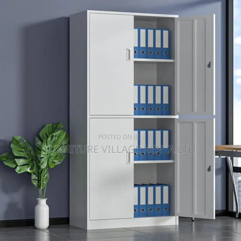 Office Cabinet; 4- Door Swing Office Storage Cabinet