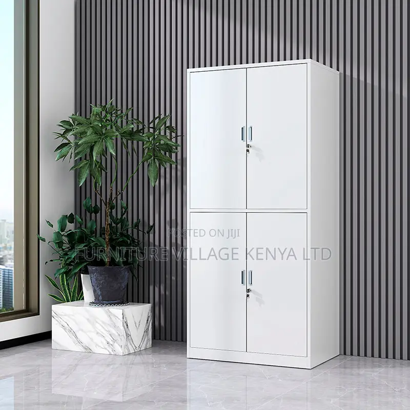 Office Cabinet; 4- Door Swing Office Storage Cabinet