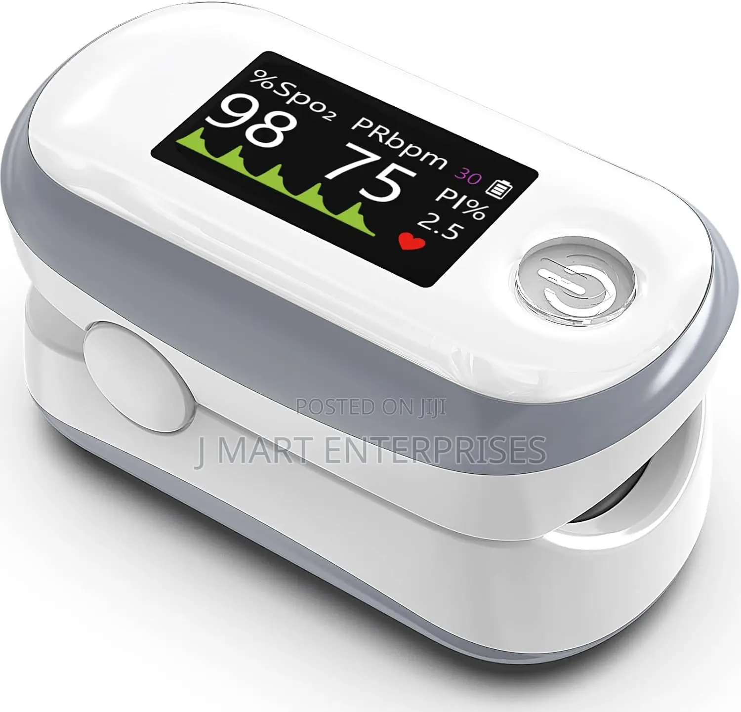 Pulse Oximeter, 4 Color Oled Display Oxygen Monitor Fingertip