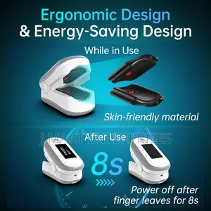 Pulse Oximeter, 4 Color Oled Display Oxygen Monitor Fingertip