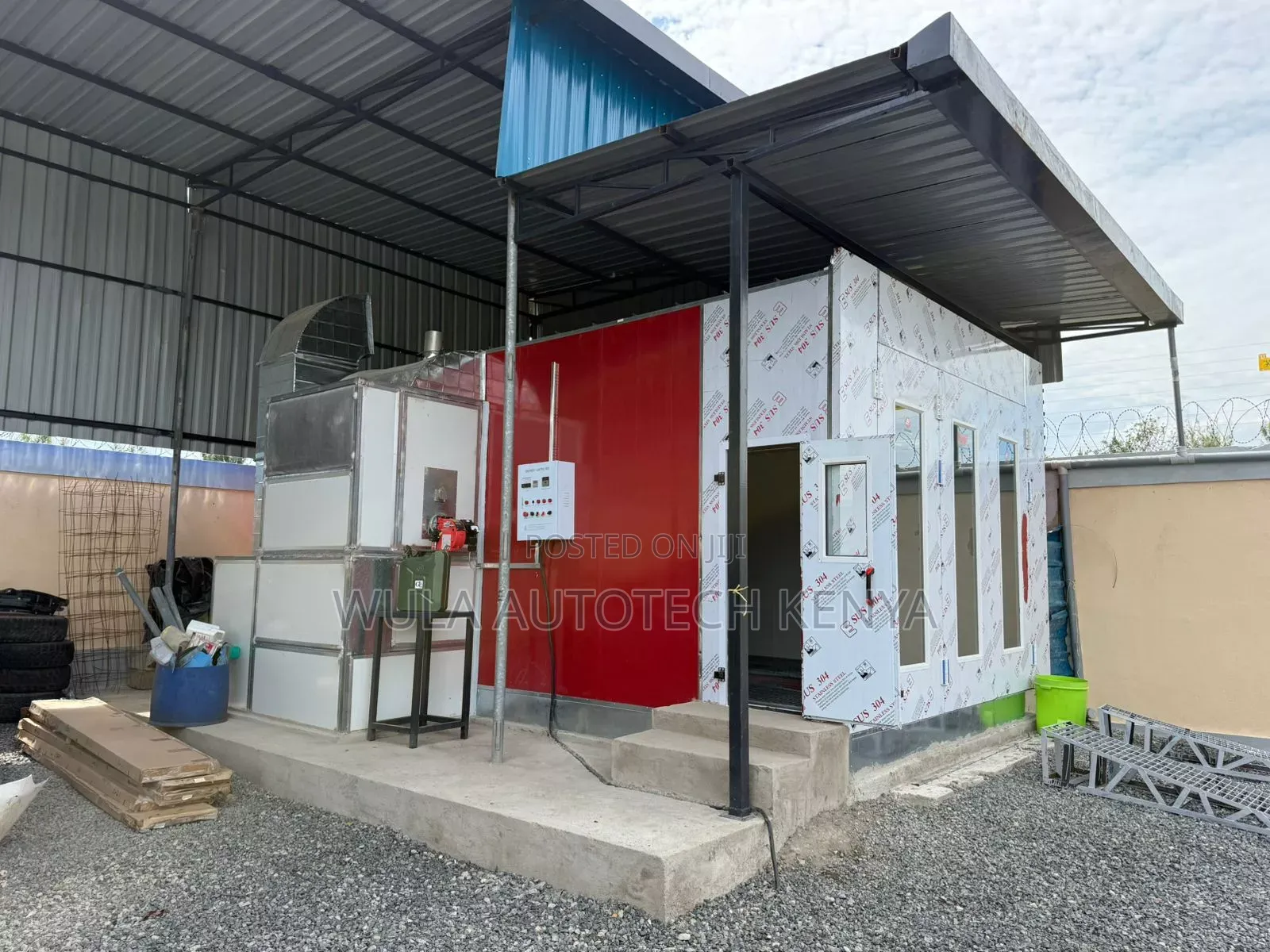 Heavy Commercial Spray Booth Power Machine Latest Technology Sunshine