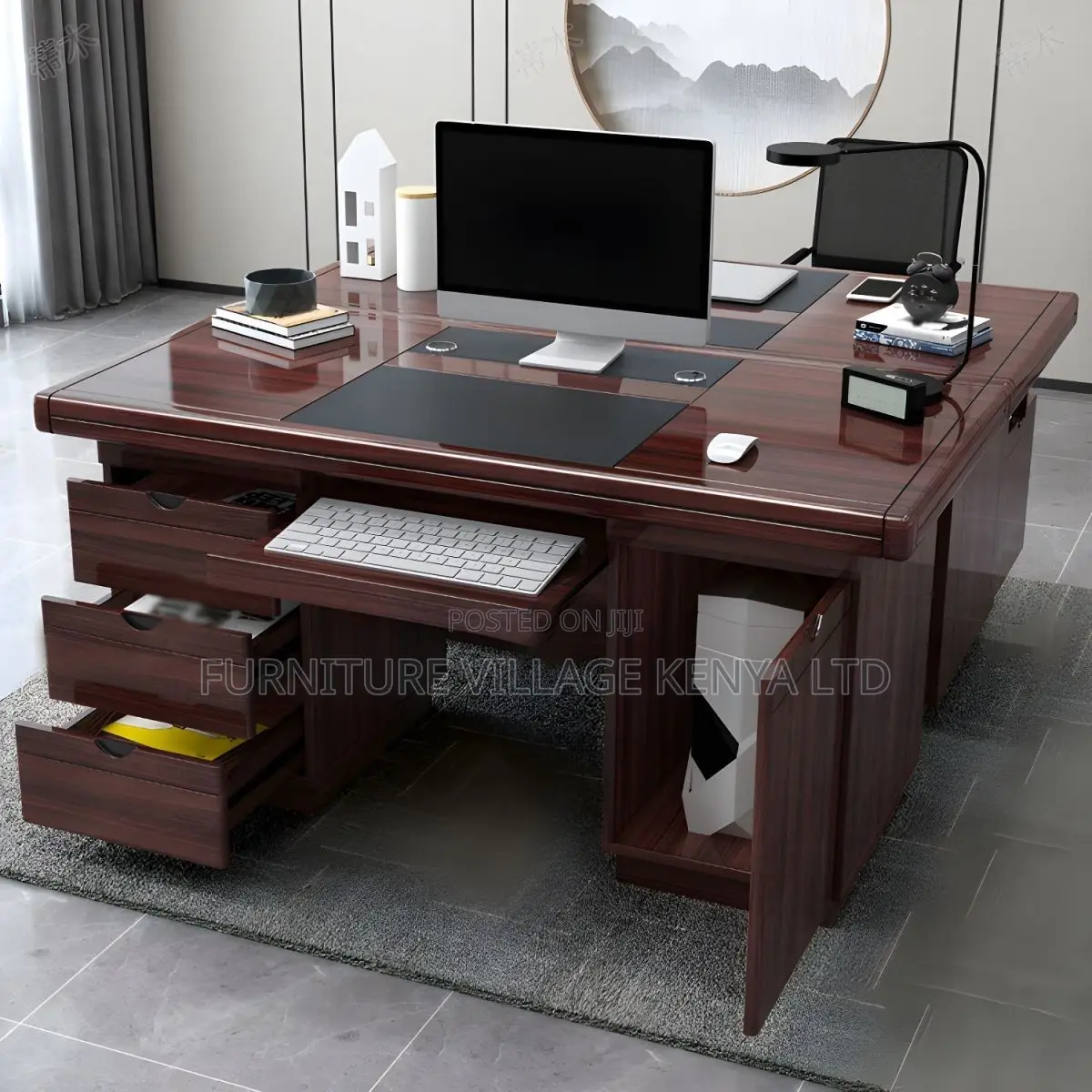 Office Desk; 1.4 Meter Executive Offie Desk With Drawers