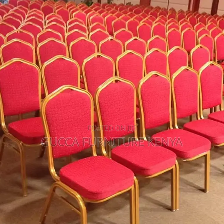 Red Commercial Hall Event Banquet Chair