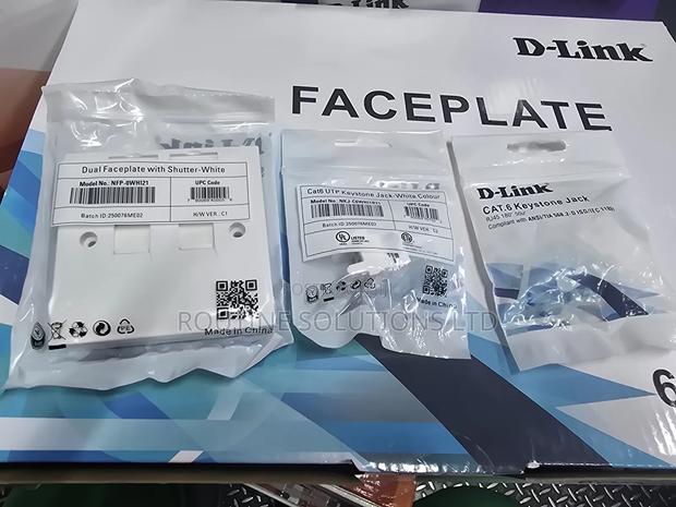 D-Link 2 Port Faceplate Cat6 Module - main view