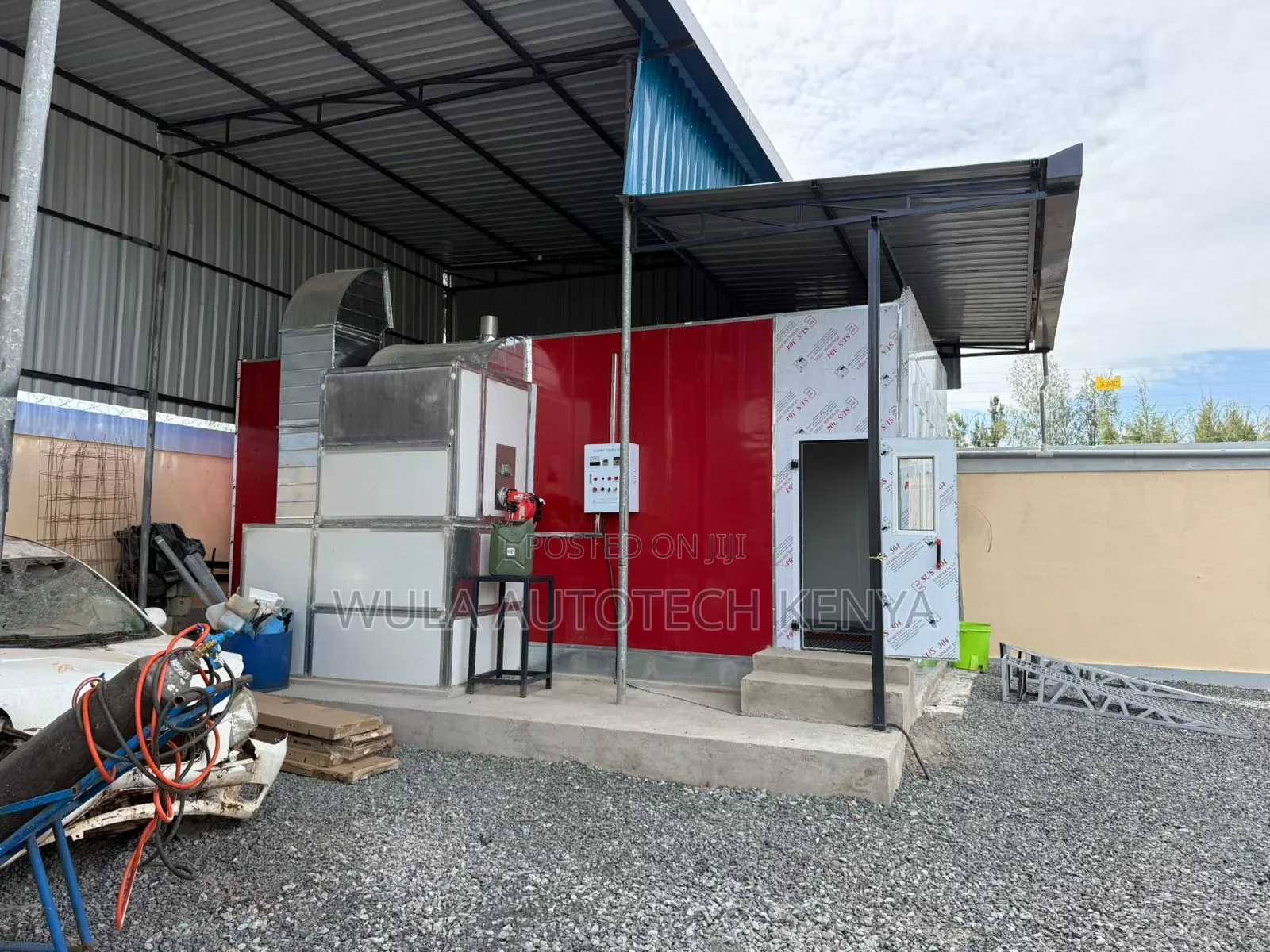 Best Design High Quality Power Spray Booth Machine All Accessories