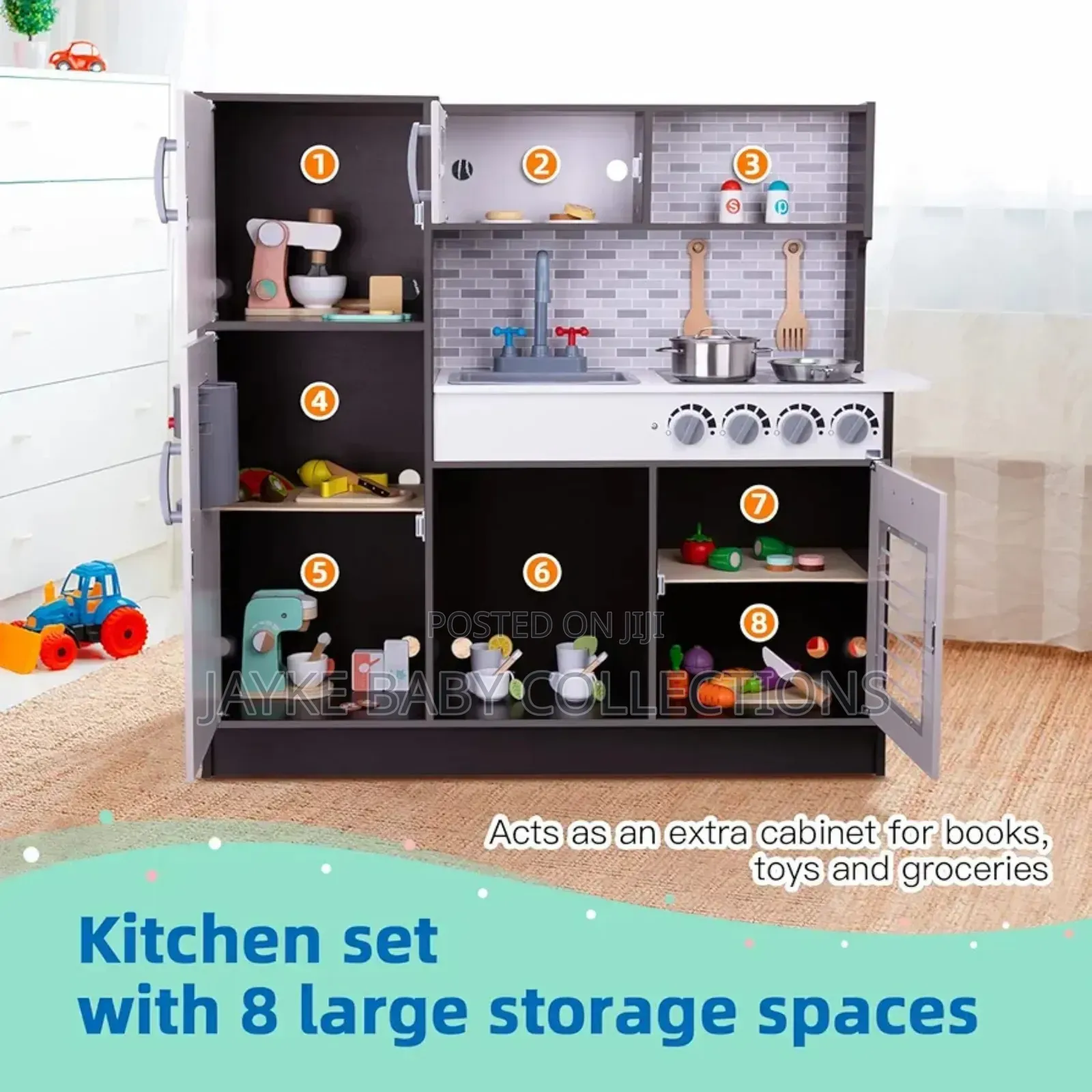 Bored at Home? Wooden Play Kitchen Set