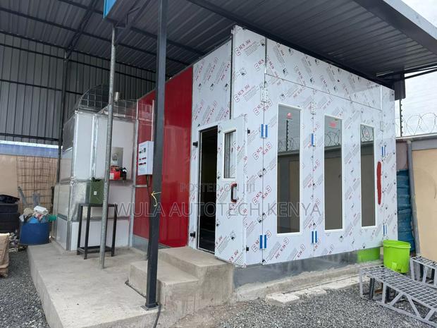 Durable Heavy Duty Power Spray Booth Machine Sunshine Wula