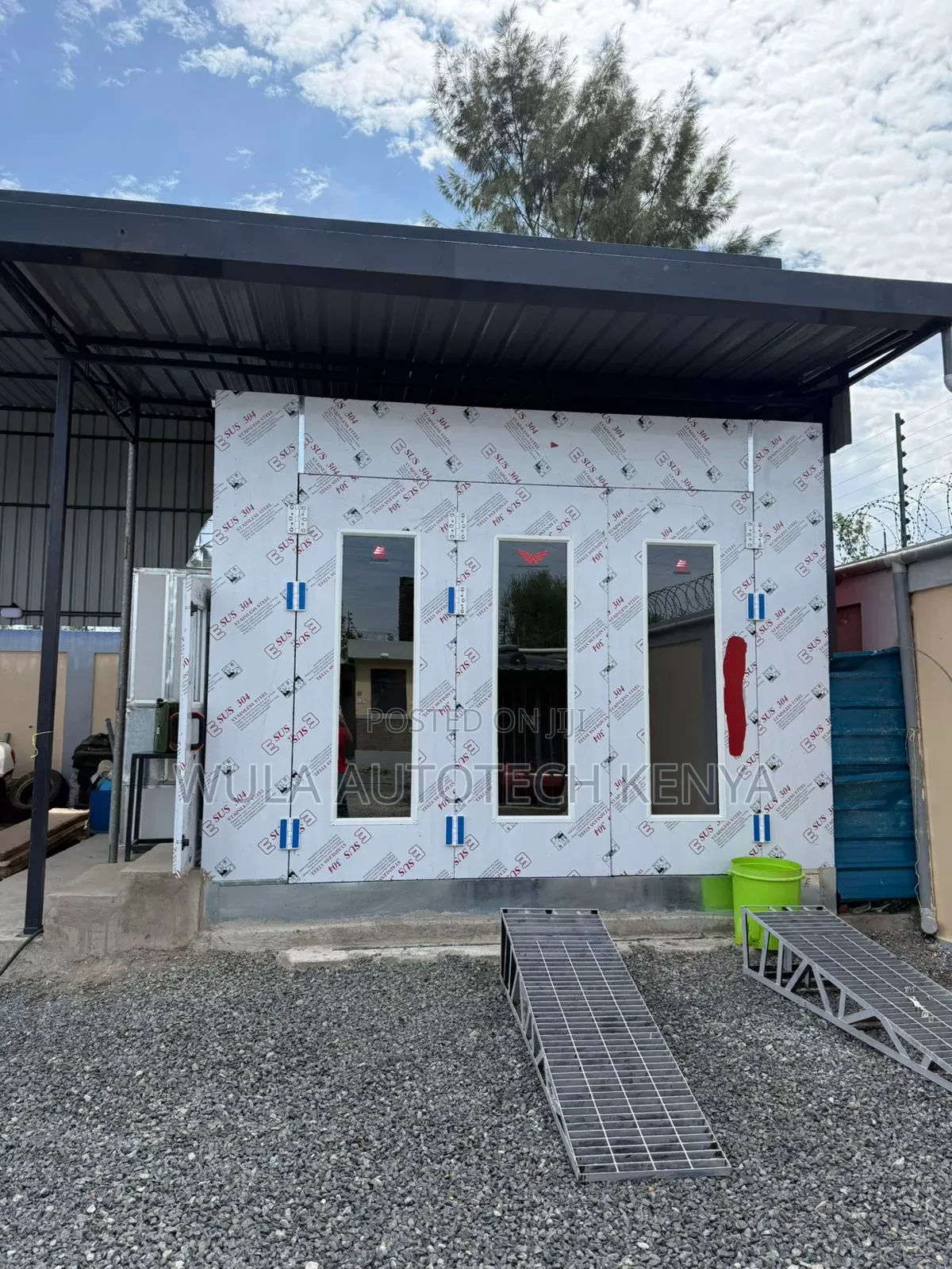 Durable Heavy Duty Power Spray Booth Machine Sunshine Wula