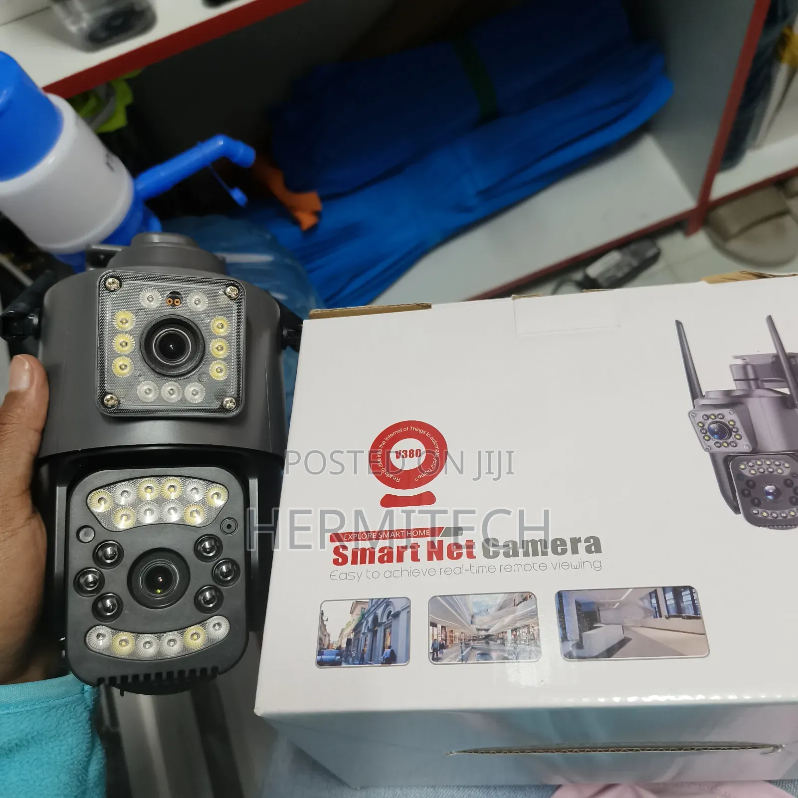Smart Net Dual Lens CCTV Camera 4g/Wifi Enabled
