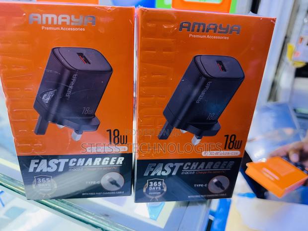 18w Amaya Type C Fast Charger - thumbnail 4
