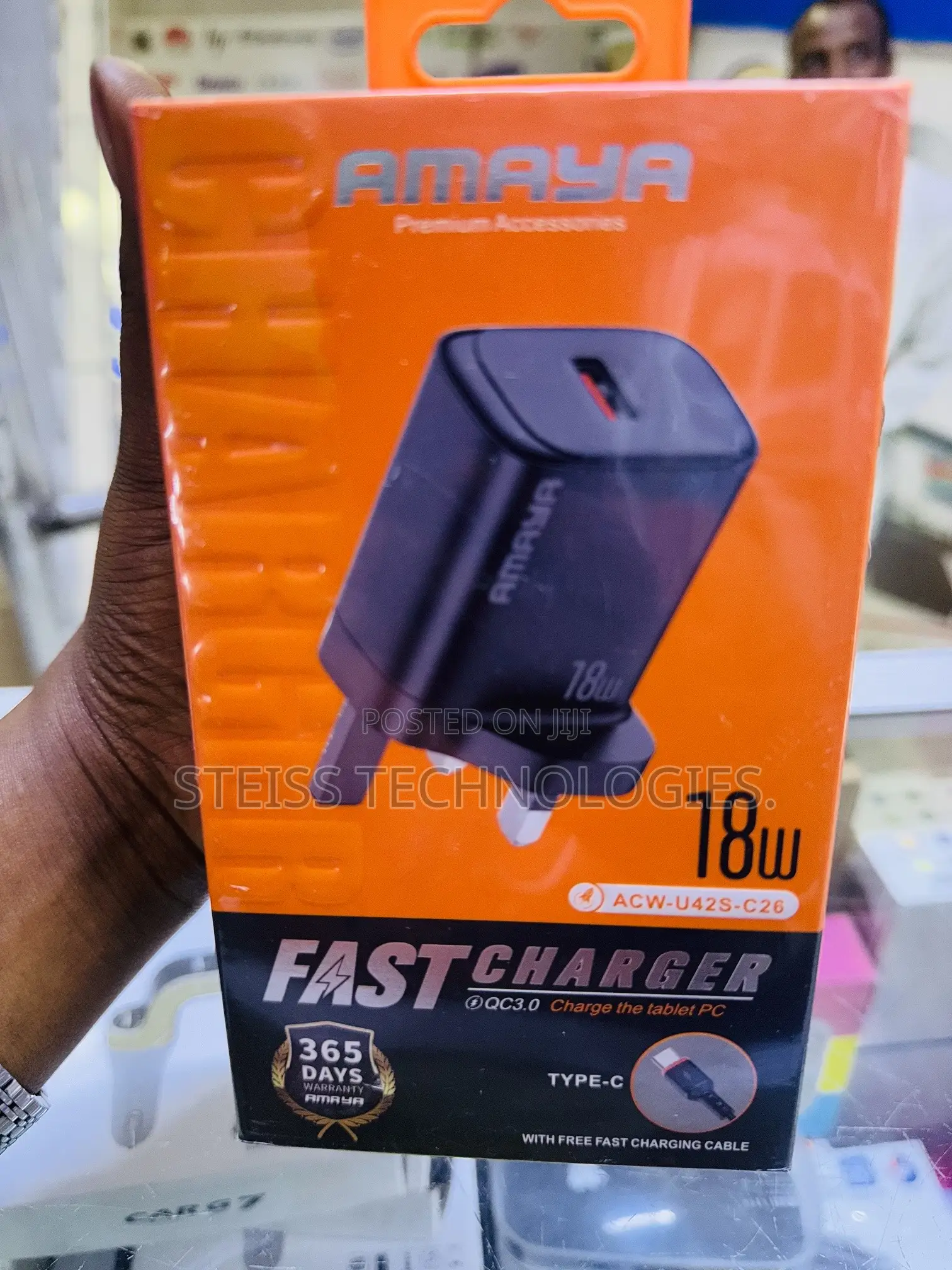 18w Amaya Type C Fast Charger