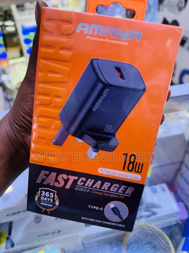 18w Amaya Type C Fast Charger