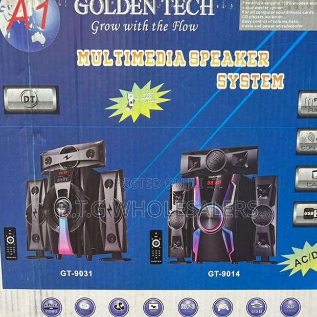 Goldentech 3.1 Channel Speaker With Powerful Woofer - main view
