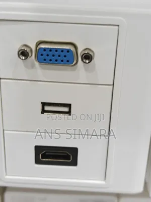 Multimedia Modular Wall Socket Faceplate