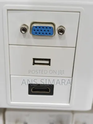 Multimedia Modular Wall Socket Faceplate