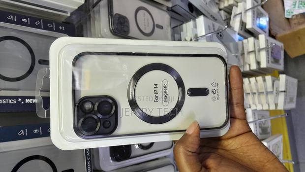 Misea Magnetic Compatible Clear Plated Case for iPhone 14 - main view