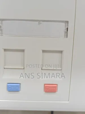 Dual-Port Rj45 Networking Faceplate