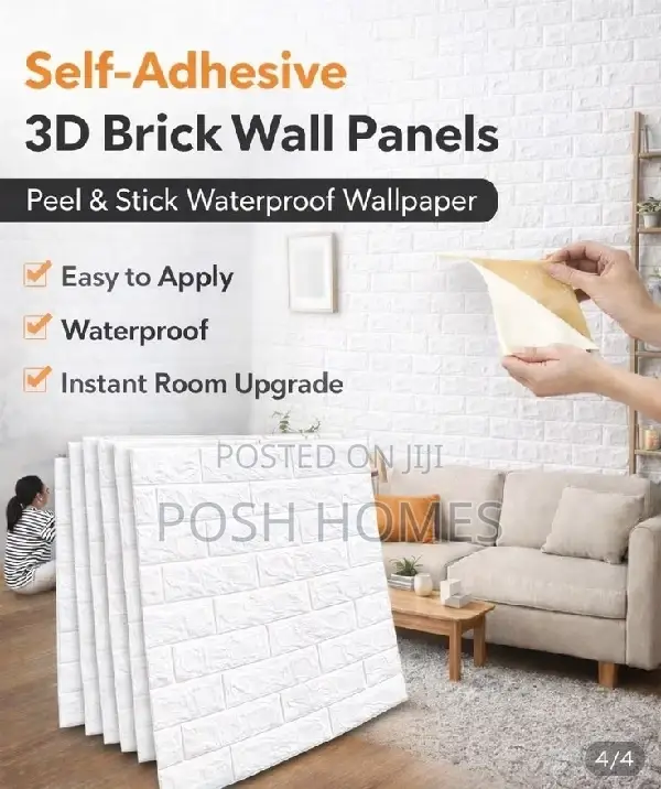 3d Brick Self Adhesive Foam Panels