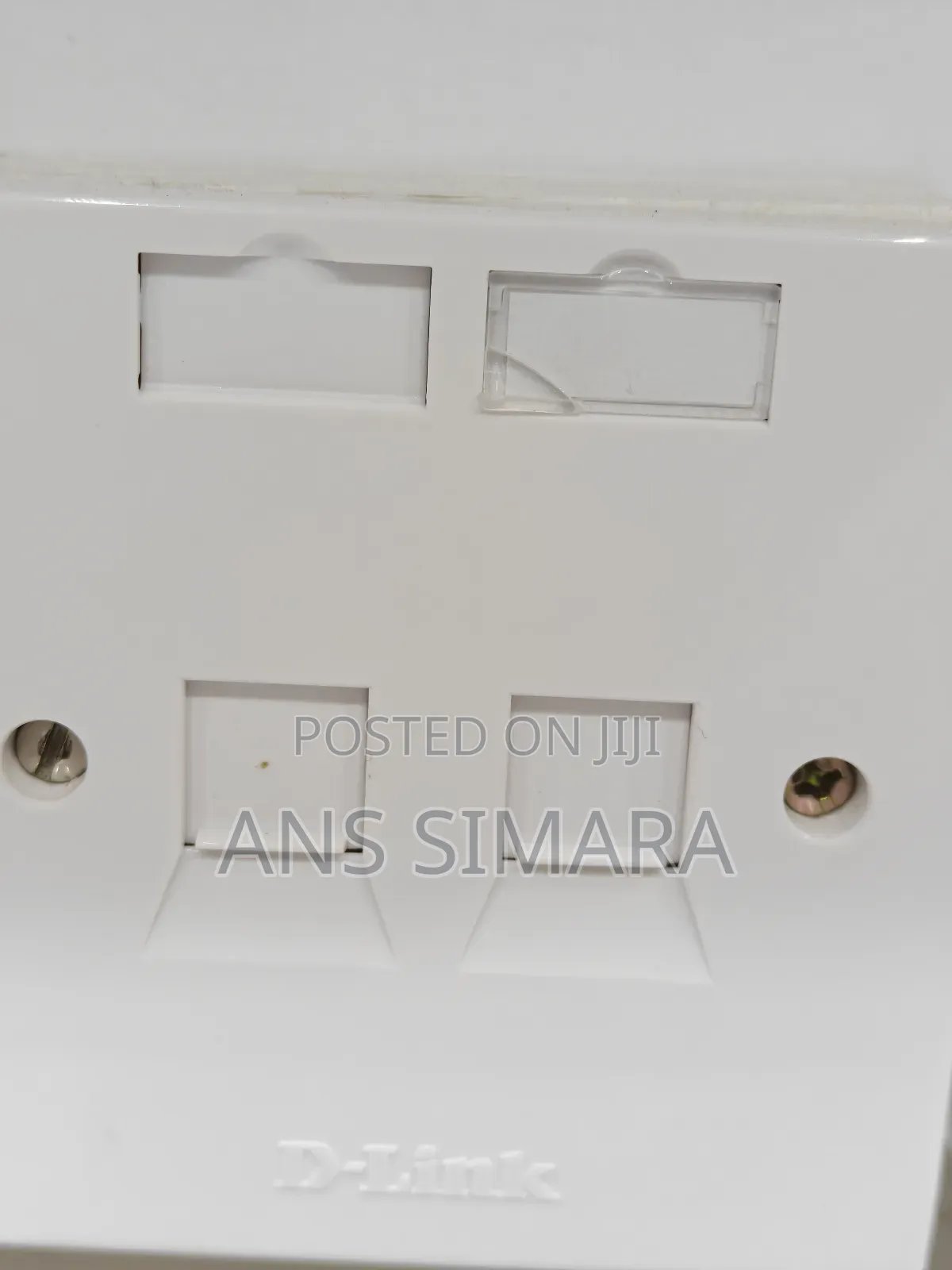 D-Link NFP-0whi21 Dual Port Faceplate