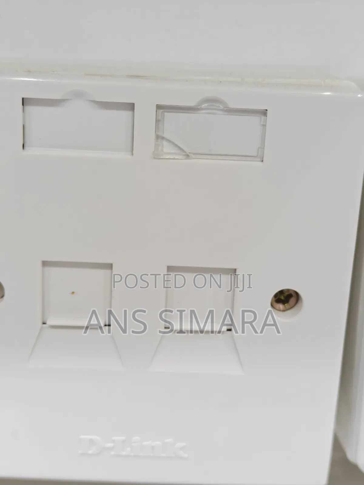 D-Link NFP-0whi21 Dual Port Faceplate