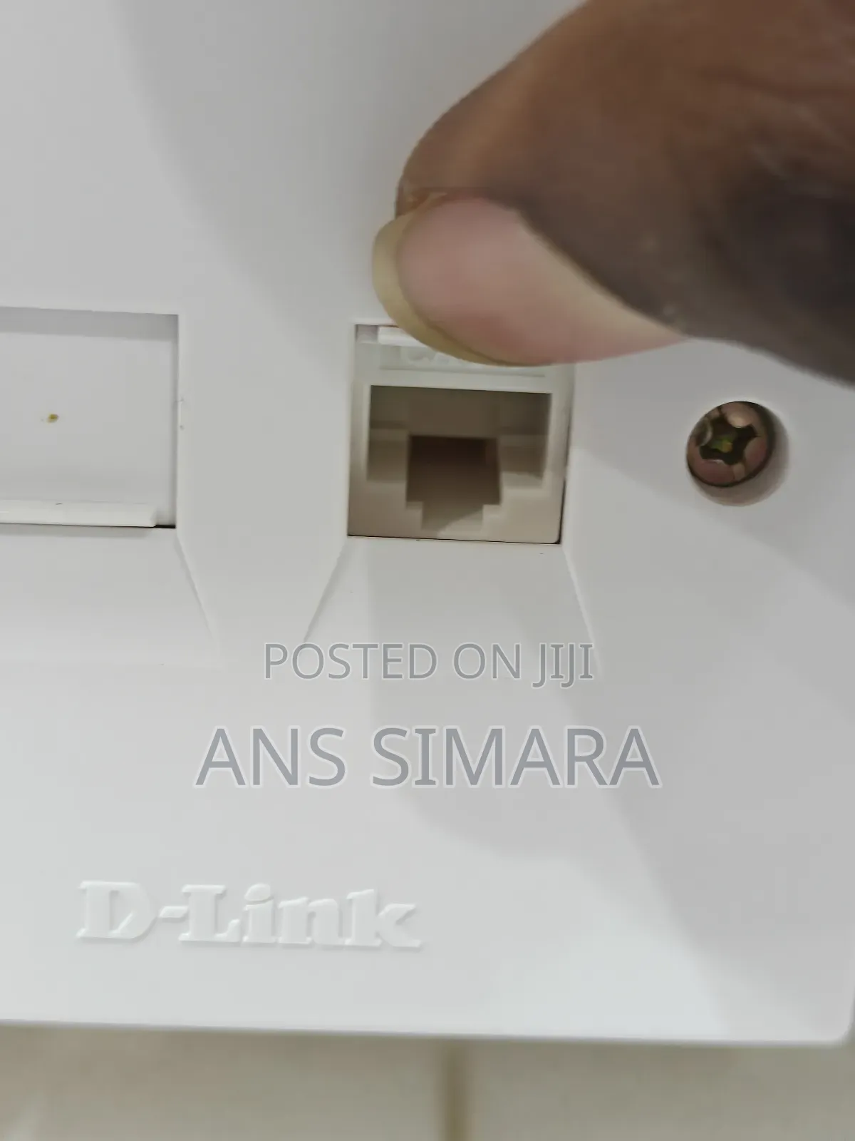 D-Link NFP-0whi21 Dual Port Faceplate