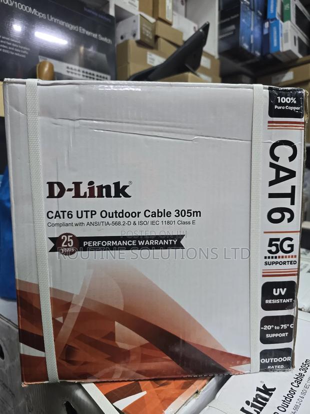 D-Link Cat6 Utp Outdoor Cable 305m