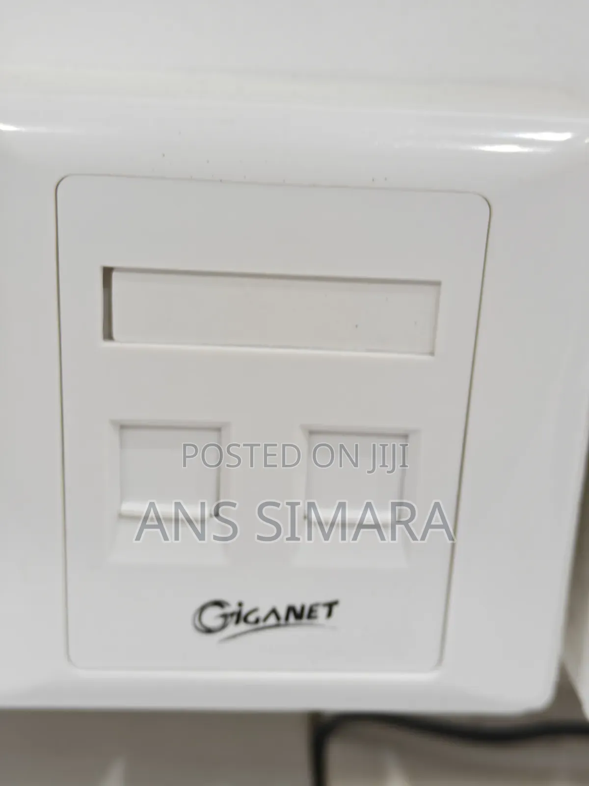 Giganet 2-Port Dual Faceplate