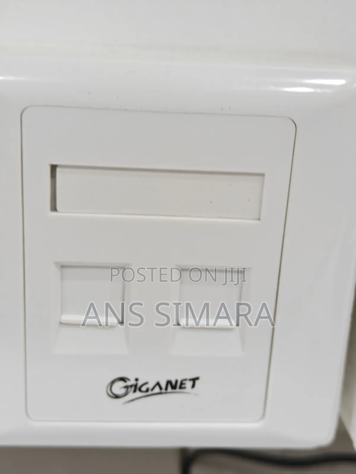 Giganet 2-Port Dual Faceplate