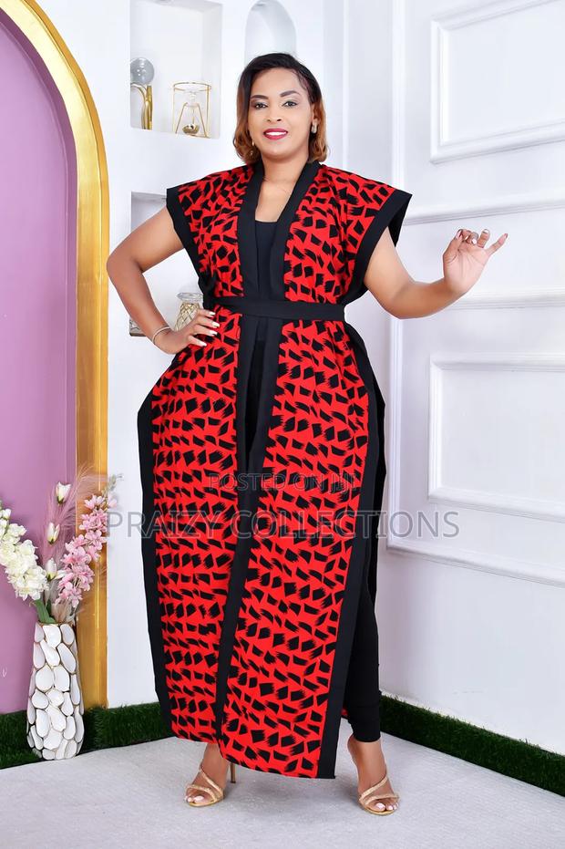 African Print Kimono - main view