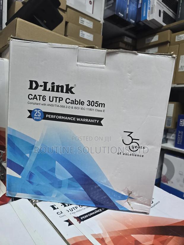 D-Link Cat6 Utp Indoor Cable 305m - main view